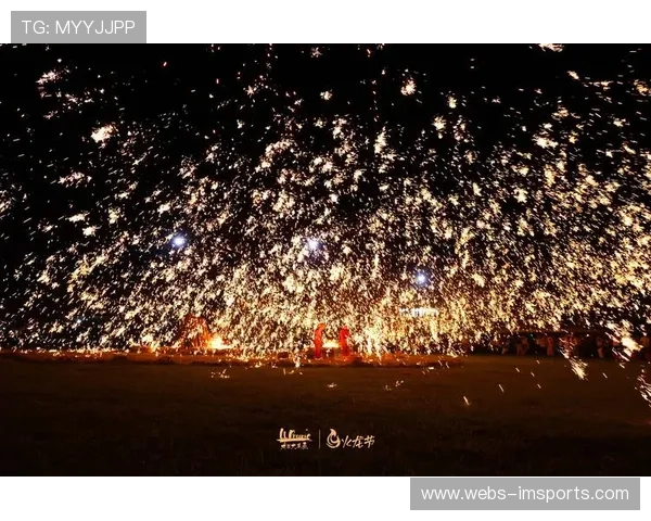 赛前飞行表演点亮亚斯码头夜空，营造盛大节日氛围